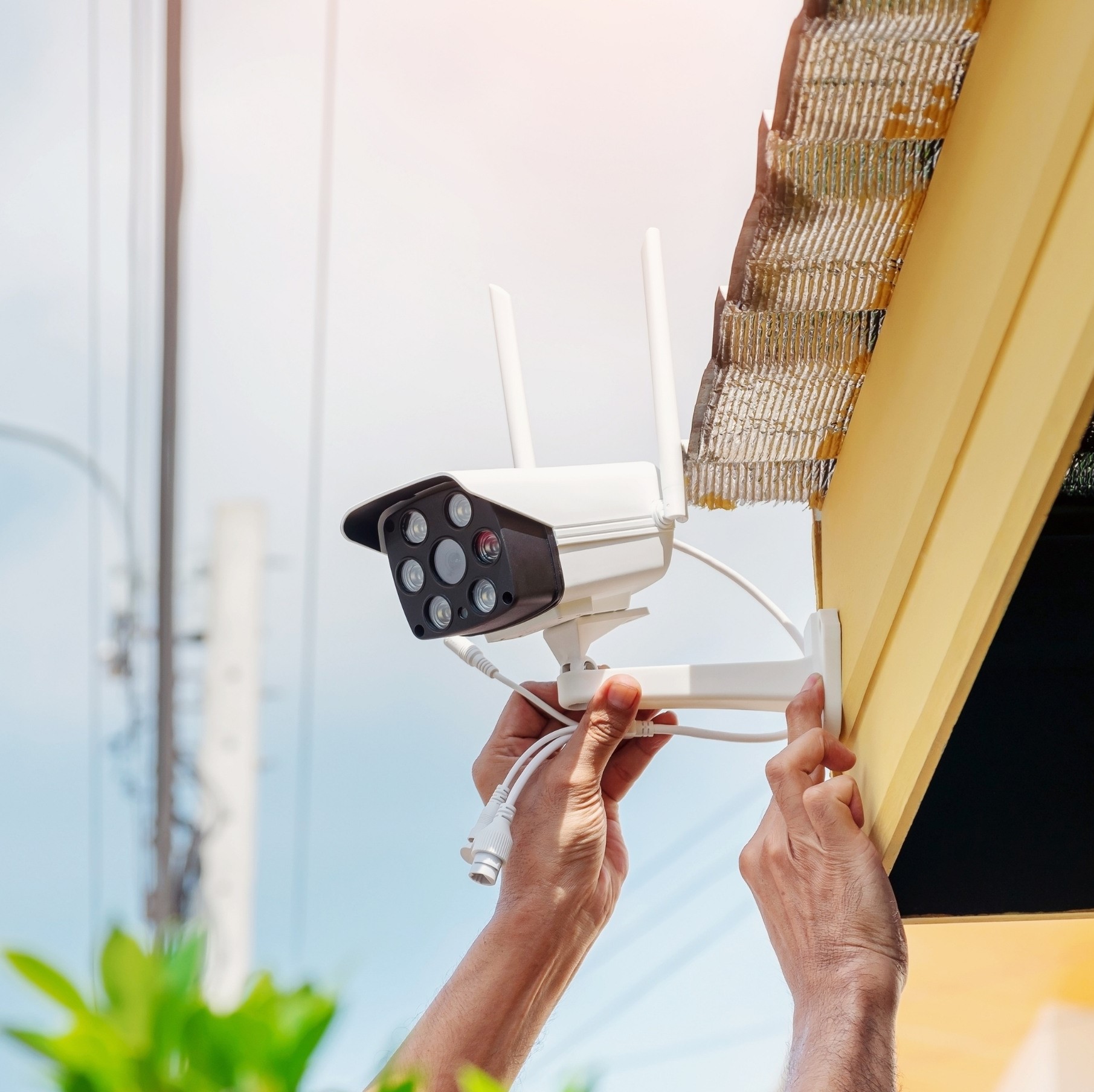 Instalación de CCTV cámara de seguridad